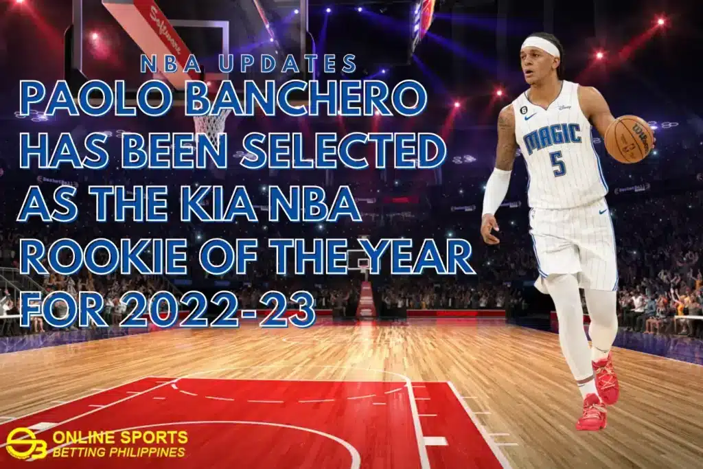 Paolo Banchero has been selected as the Kia NBA Rookie of the Year for 2022-23