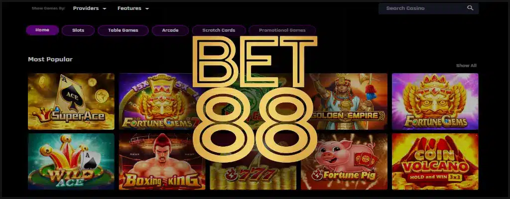 Game Selection at Bet88 Casino