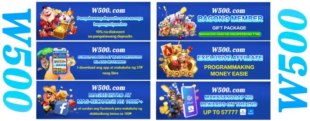 Bonuses and Promotions at W500